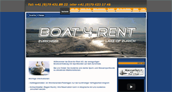 Desktop Screenshot of boat4rent.ch
